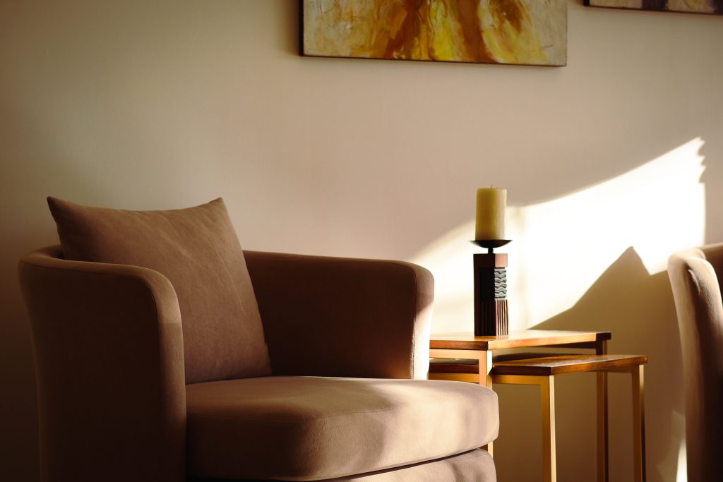 Warm and welcoming counselling room for Couples Counselling